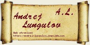 Andrej Lungulov vizit kartica